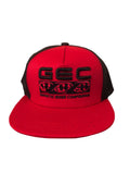 GEC RED/BLACK SNAPBACK HAT
